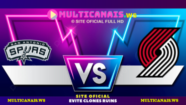 Assistir NBA: San Antonio Spurs x Portland Trail Blazers ao vivo online 13/12/2024