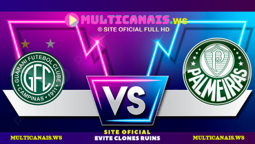 Assistir Guarani x Palmeiras ao vivo online 02/02/2025