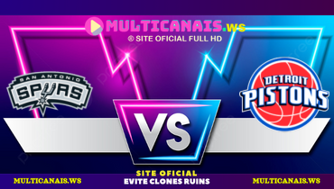 Assistir NBA: San Antonio Spurs x Detroit Pistons ao vivo online 25/03/2025