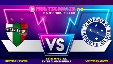 Assistir Palestino x Cruzeiro ao vivo online 24/04/2025