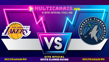 Assistir NBA: Los Angeles Lakers x Minnesota Timberwolves ao vivo online 25/04/2025