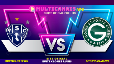 Assistir Paysandu x Goiás ao vivo online 18/05/2025