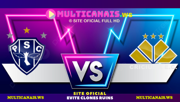 Assistir Paysandu x Criciúma ao vivo online 02/06/2025