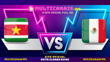 Assistir Suriname x México ao vivo online 18/06/2025